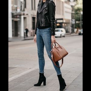 🆕FauxLeatherJacket TTahari, S